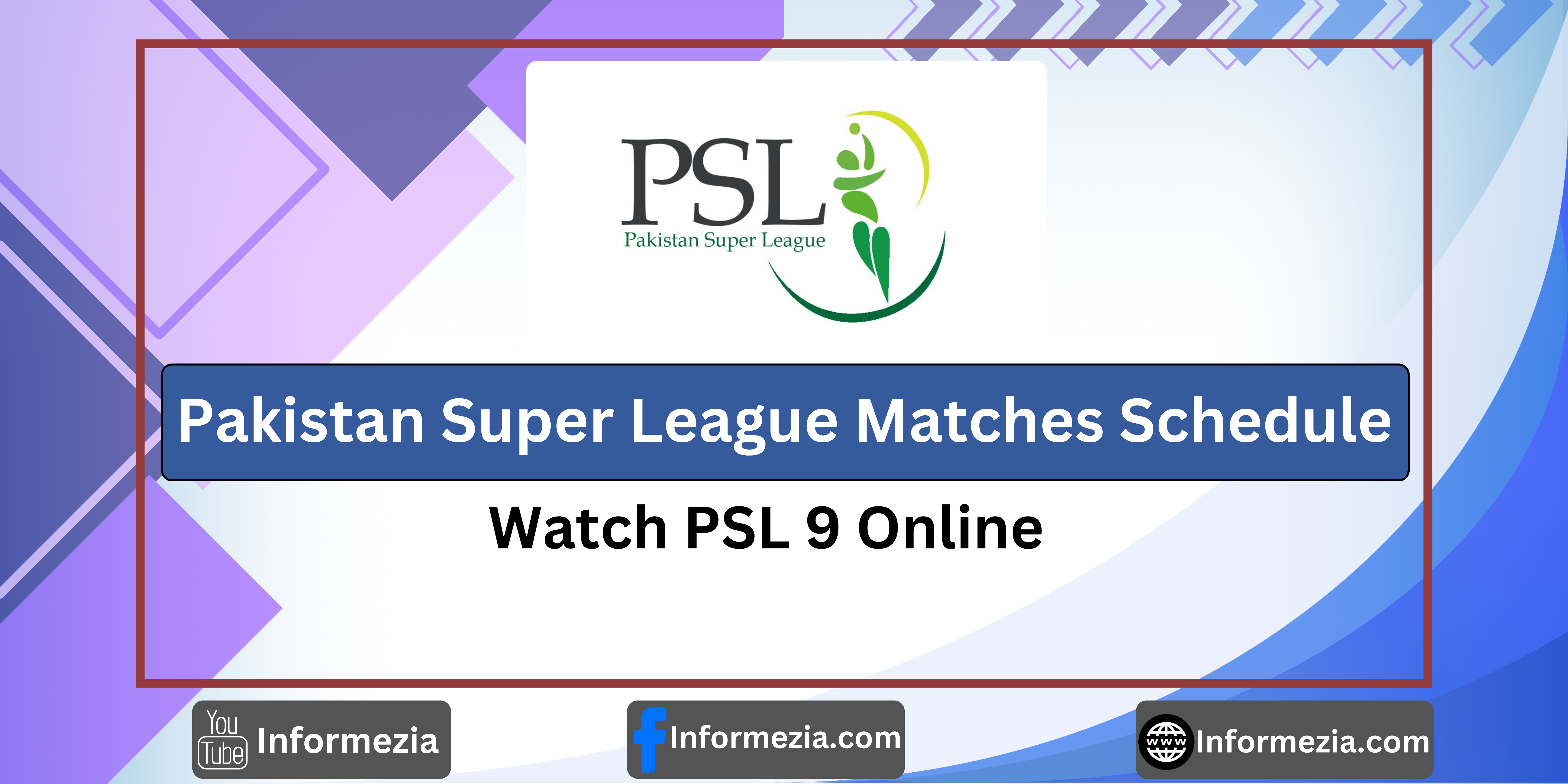 PSL 8 2023 live streaming and telecast channel details in India - The  SportsGrail