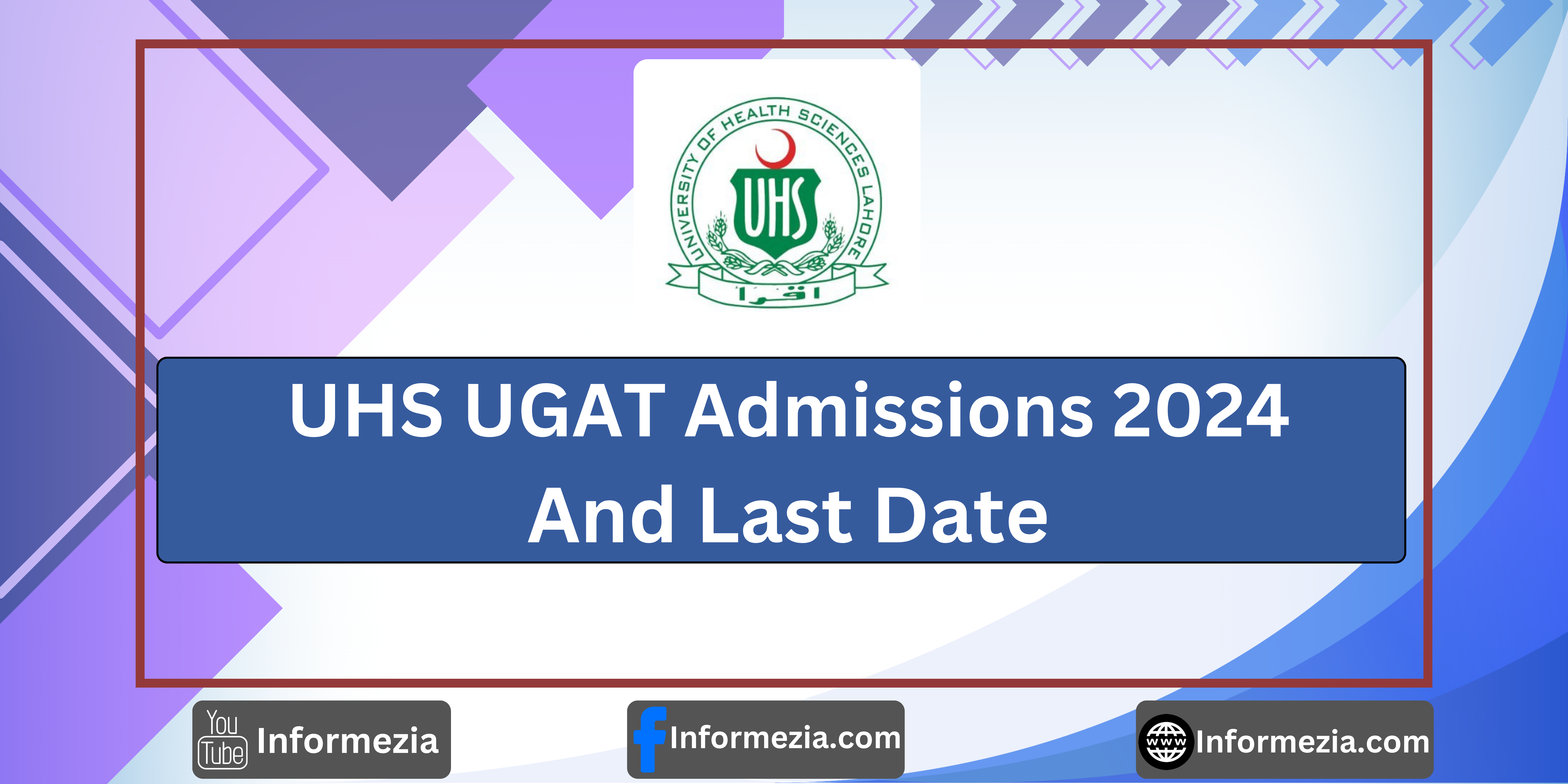 UHS UGAT Admissions 2024 And Last Date 