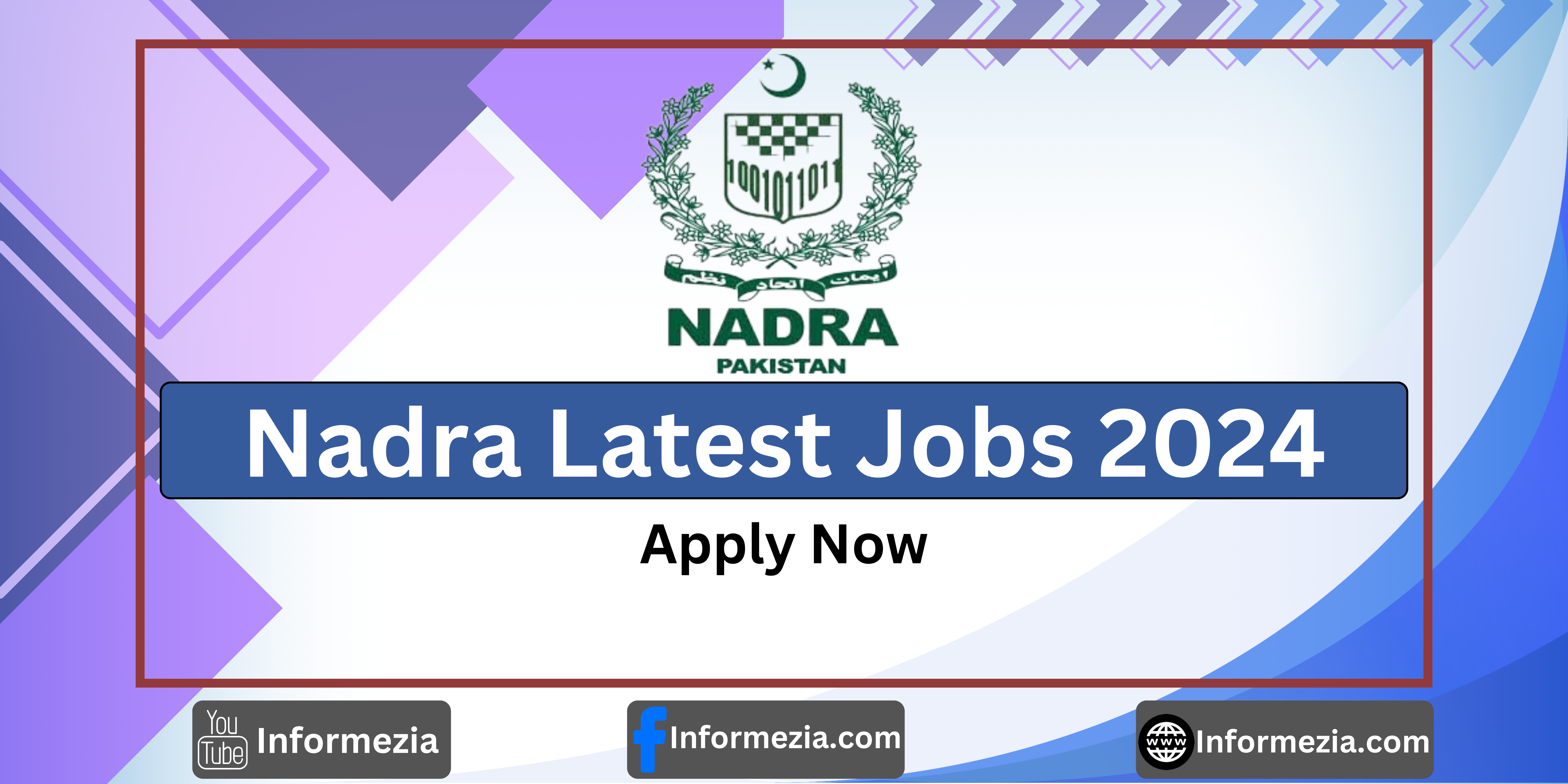 Nadra Jobs 2024 at www.nadra.gov.pk Apply Online