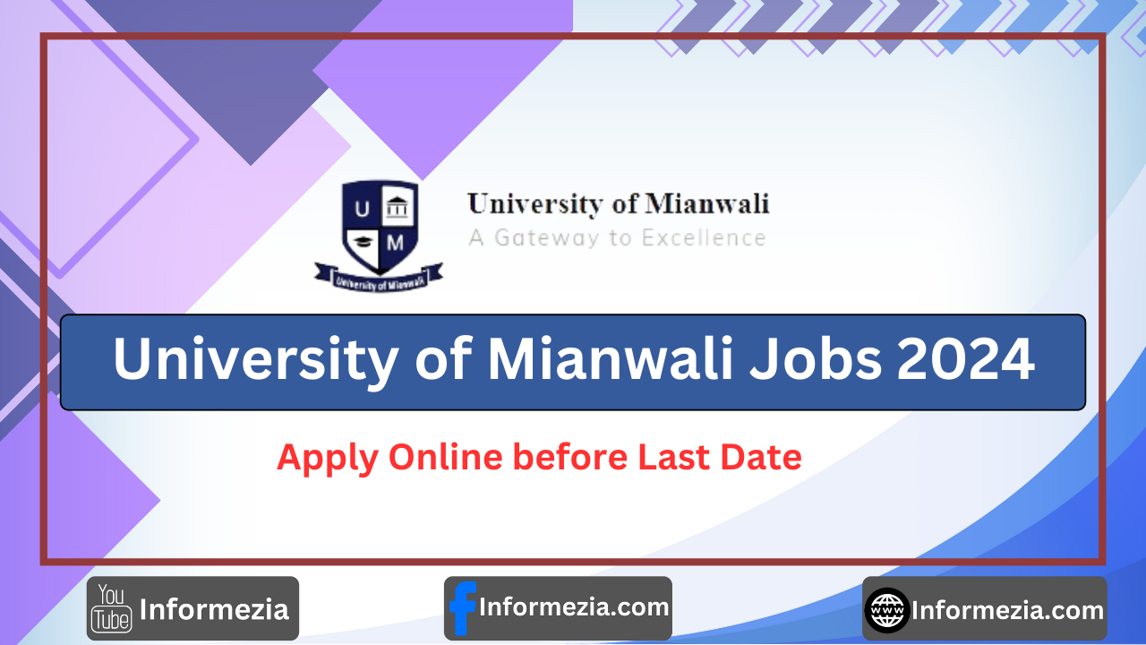 University of Mianwali Jobs 2024