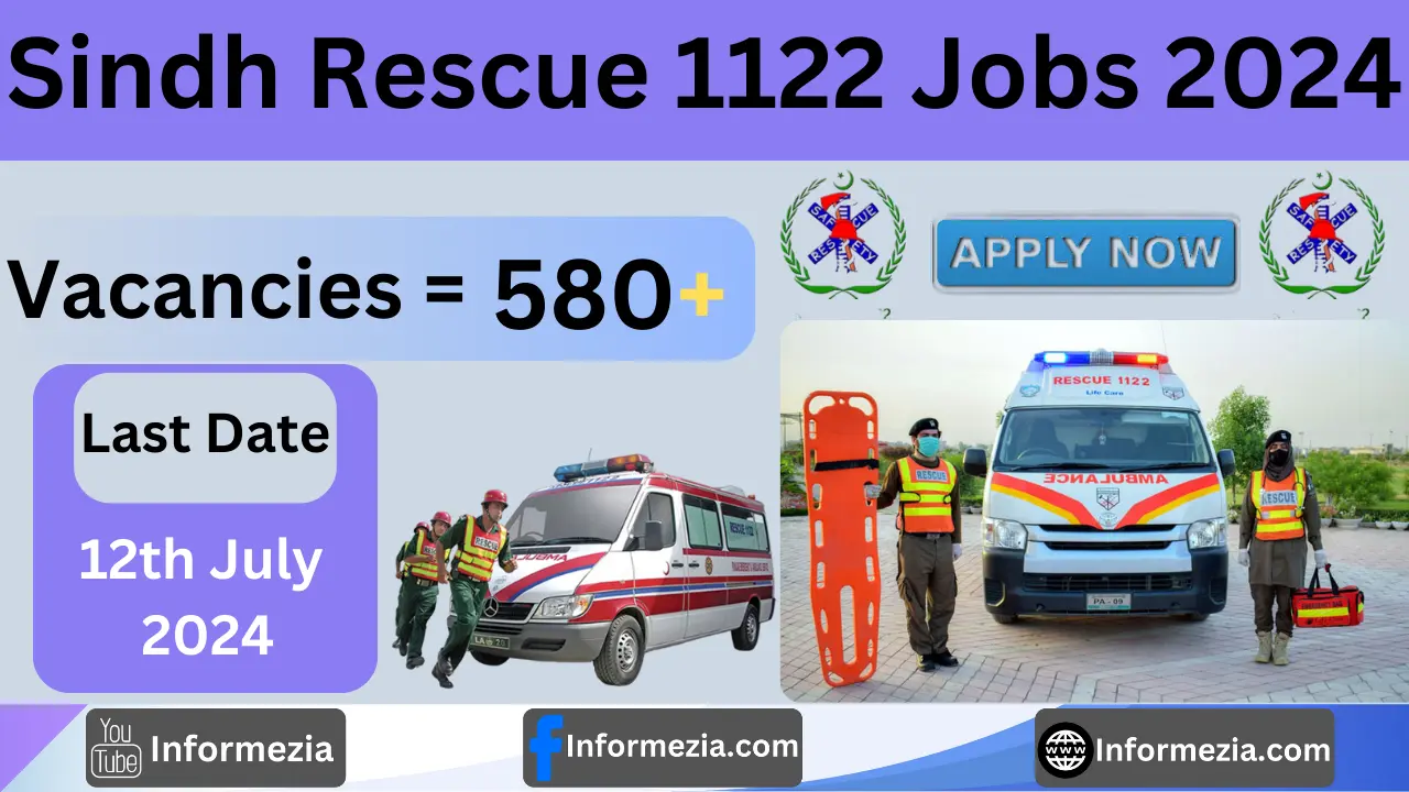 Sindh Rescue 1122 Jobs 2024 Online Apply via PTS