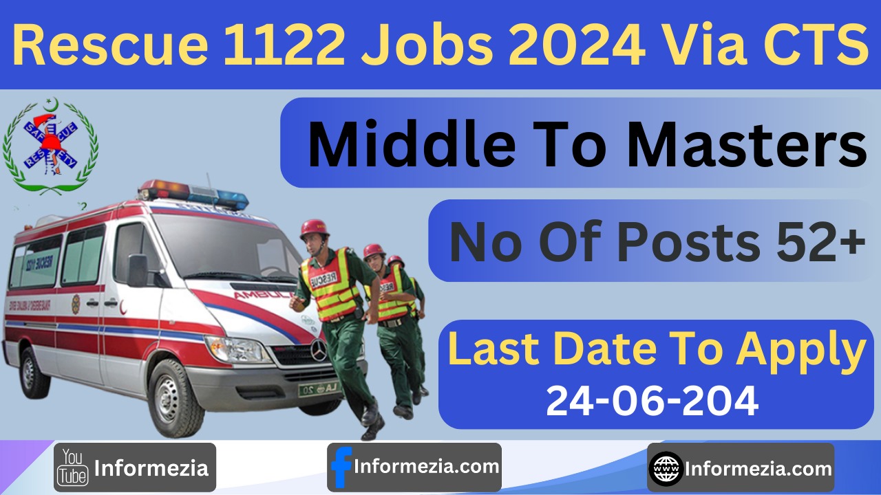 CTS Rescue 1122 Jobs 2024 Punjab