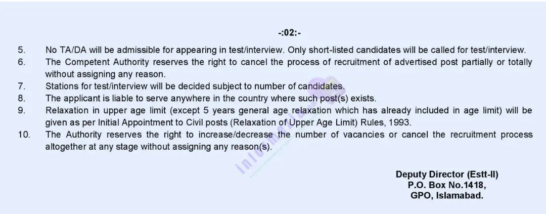 Election Commission of Pakistan ECP Jobs 2024 