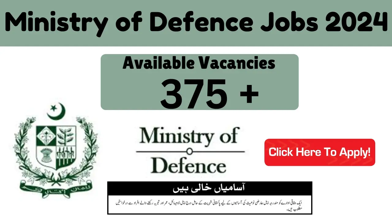 Ministry of Defence Jobs 2024