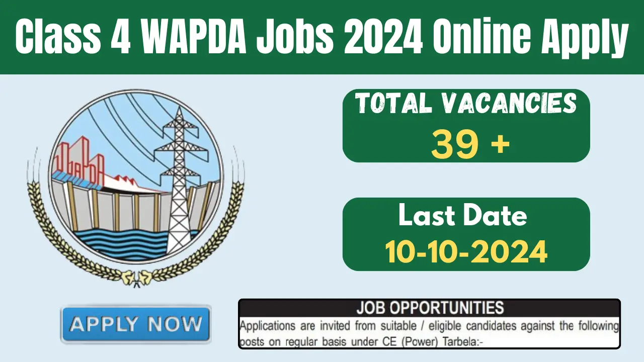 Class 4 WAPDA Jobs 2024