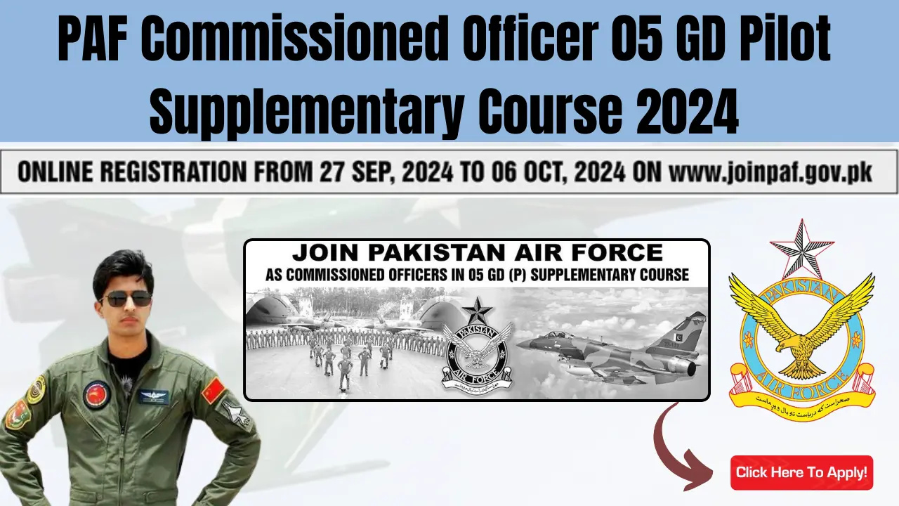 Join PAF as a Commissioned Officer 2024