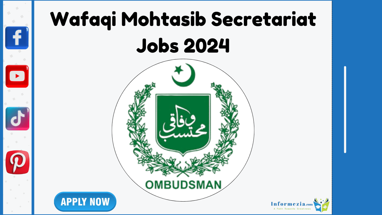 Wafaqi Mohtasib Secretariat Jobs 2024