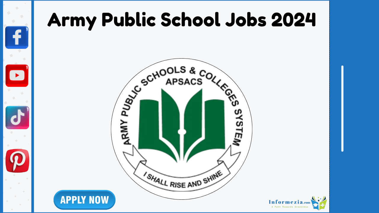 Army Public School Jobs 2024