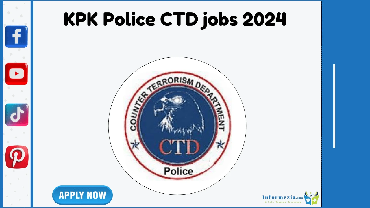 KPK Police CTD jobs 2024