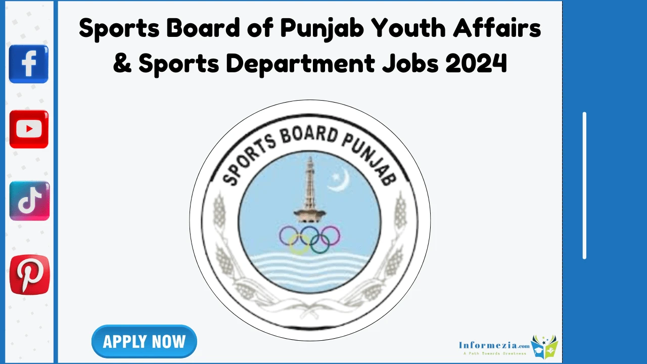 Sports Board of Punjab Youth Affairs & Sports Department Jobs 2024